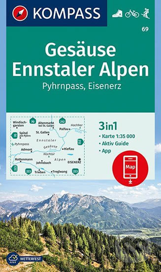 Gesäuse, Ennstaler Alpen (Kompass). Kompass, 2018 Gesäuse, Ennstaler Alpen (Kompass). Kompass, 2018