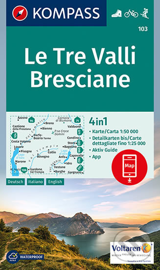 Le Tre Valli Bresciane (Kompass). Kompass, 2017 Le Tre Valli Bresciane (Kompass). Kompass, 2017