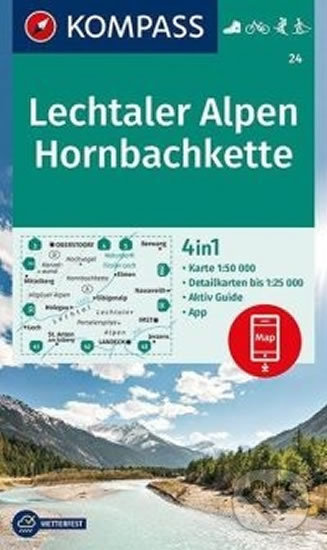 Lechtaler Alpen, Hornbachkette (Kompass). Kompass, 2018 Lechtaler Alpen, Hornbachkette (Kompass). Kompass, 2018