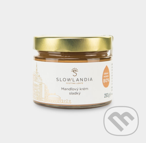 Mandľový krém jemne sladký (Slowlandia). Slowlandia, 2019 Mandľový krém jemne sladký (Slowlandia). Slowlandia, 2019