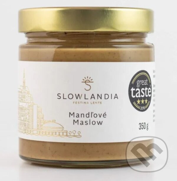 Kávy a čaje: Mandľové maslo natural (Slowlandia). Slowlandia, 2019 Kávy a čaje: Mandľové maslo natural (Slowlandia). Slowlandia, 2019