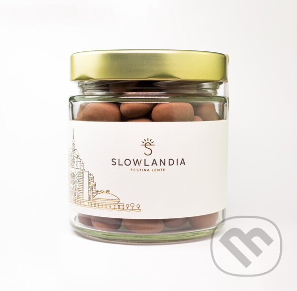 Kávy a čaje: Mandle v mliečnej čokoláde so škoricou (Slowlandia). Slowlandia, 2019 Kávy a čaje: Mandle v mliečnej čokoláde so škoricou (Slowlandia). Slowlandia, 2019