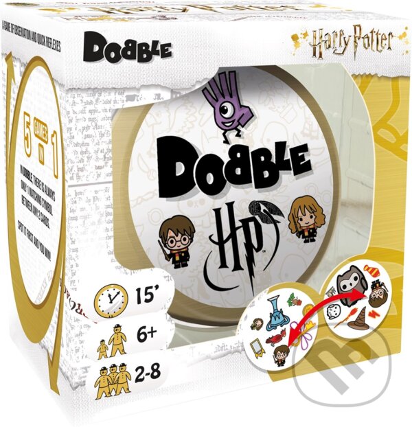 Spoločenská hra: Dobble Harry Potter (Asmodée Édition LLC). Asmodée Édition LLC, 2019 Spoločenská hra: Dobble Harry Potter (Asmodée Édition LLC). Asmodée Édition LLC, 2019