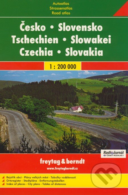 Česko, Slovensko 1:200 000 (freytag&berndt). freytag&berndt, 2017 Česko, Slovensko 1:200 000 (freytag&berndt). freytag&berndt, 2017