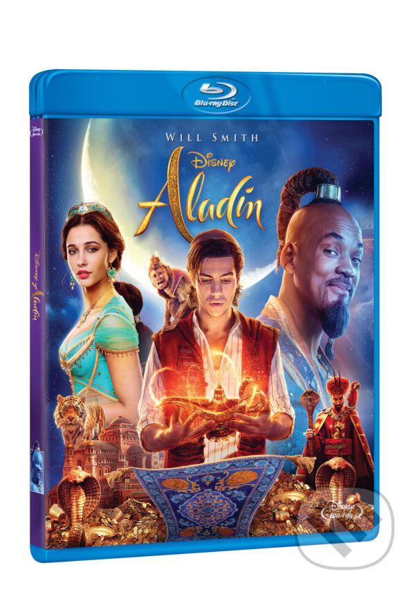 Film: Aladin (Richard MacAndrew, Cathy Lawday, Ron Clements, John Musker a Guy Ritchie) (Blu-ray). Magicbox, 2019 Film: Aladin (Richard MacAndrew, Cathy Lawday, Ron Clements, John Musker a Guy Ritchie) (Blu-ray). Magicbox, 2019