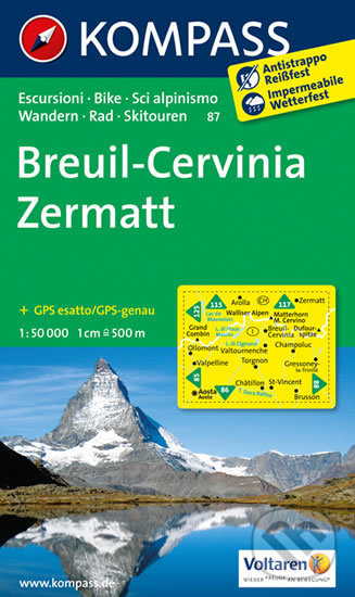 Breuil - Cervinia, Zermatt (Kompass). Kompass, 2014 Breuil - Cervinia, Zermatt (Kompass). Kompass, 2014