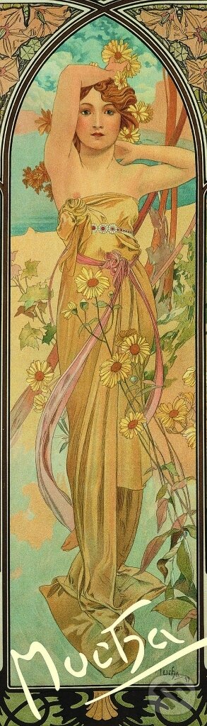 Záložka Alfons Mucha – Nádhera dne (Presco Group). Presco Group, 2017 Záložka Alfons Mucha – Nádhera dne (Presco Group). Presco Group, 2017