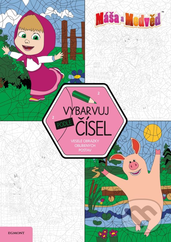 Kniha: Máša a medvěd: Vybarvuj podle čísel (Egmont ČR). Egmont ČR, 2019 Kniha: Máša a medvěd: Vybarvuj podle čísel (Egmont ČR). Egmont ČR, 2019