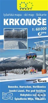 Krkonoše - lyžařská mapa 1:60 000 (Žaket). Žaket, 2019 Krkonoše - lyžařská mapa 1:60 000 (Žaket). Žaket, 2019
