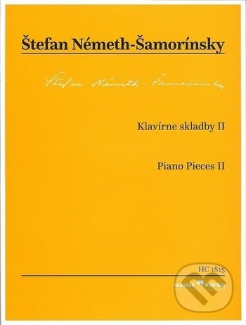 Kniha: Klavírne skladby II (Štefan Németh-Šamorínsky). Hudobné centrum, 2019 Kniha: Klavírne skladby II (Štefan Németh-Šamorínsky). Hudobné centrum, 2019