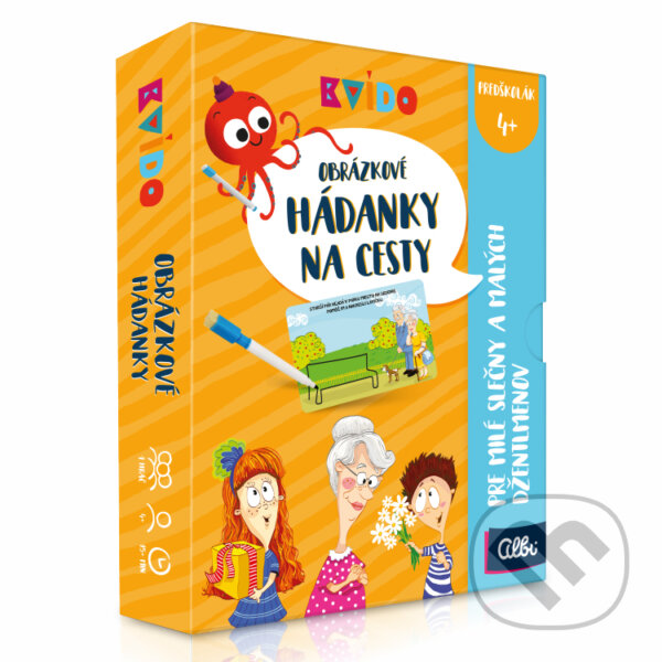 Kniha: Kvído Hádanky na cesty: Pre milé slečny a malých džentlmenov (Albi). Albi, 2019 Kniha: Kvído Hádanky na cesty: Pre milé slečny a malých džentlmenov (Albi). Albi, 2019