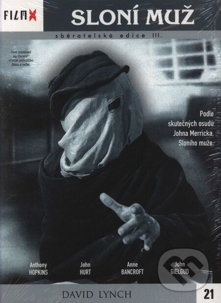 Film: Sloní muž (David Lynch) (DVD). Hollywood, 1980 Film: Sloní muž (David Lynch) (DVD). Hollywood, 1980