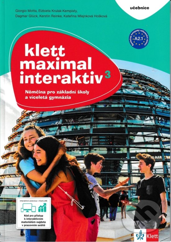 Kniha: Klett Maximal interaktiv 3 (A2.1) – učebnice (Klett). Klett, 2019 Kniha: Klett Maximal interaktiv 3 (A2.1) – učebnice (Klett). Klett, 2019