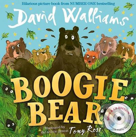 Kniha: Boogie Bear (David Walliams). HarperCollins, 2018 Kniha: Boogie Bear (David Walliams). HarperCollins, 2018