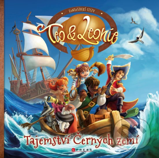 Kniha: Teo a Leonie: Tajemství Černých zemí (Pascal Conicella a Pascal Montjovent). CPRESS, 2019 Kniha: Teo a Leonie: Tajemství Černých zemí (Pascal Conicella a Pascal Montjovent). CPRESS, 2019