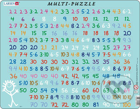 Puzzle: Násobilka AR1 (Larsen). Larsen Puzzle: Násobilka AR1 (Larsen). Larsen