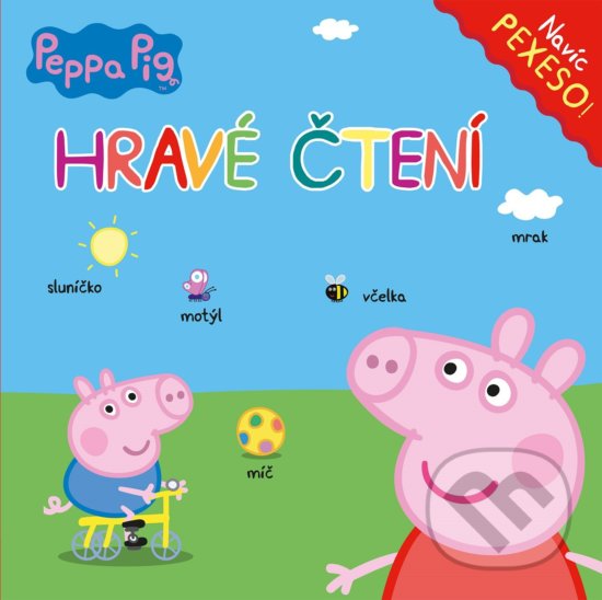 Kniha: Peppa Pig: Hravé čtení s pexesem (Egmont ČR). Egmont ČR, 2019 Kniha: Peppa Pig: Hravé čtení s pexesem (Egmont ČR). Egmont ČR, 2019