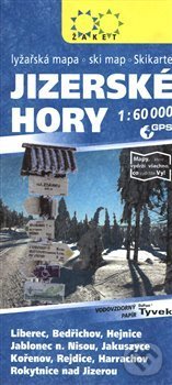 Jizerské hory - lyžařská mapa 1:60 000 (Žaket). Žaket, 2018 Jizerské hory - lyžařská mapa 1:60 000 (Žaket). Žaket, 2018