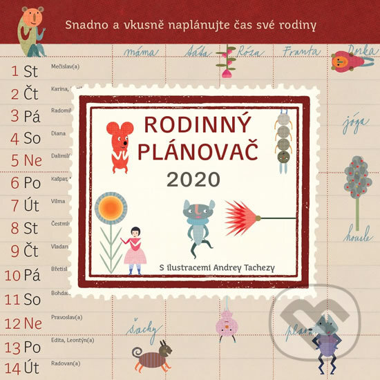 Rodinný plánovač 2020 (Andrea Tachezy). Scrumage, 2019 Rodinný plánovač 2020 (Andrea Tachezy). Scrumage, 2019