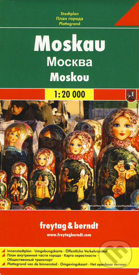 Moskau 1:20 000 (freytag&berndt). freytag&berndt, 2016 Moskau 1:20 000 (freytag&berndt). freytag&berndt, 2016