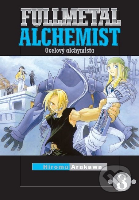 Kniha: Ocelový alchymista 8 (Hiromu Arakawa). Crew, 2019 Kniha: Ocelový alchymista 8 (Hiromu Arakawa). Crew, 2019