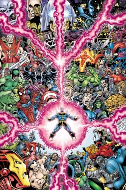 Kniha: Marvel Universe: The End (Jim Starlin). Marvel, 2019 Kniha: Marvel Universe: The End (Jim Starlin). Marvel, 2019