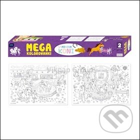 Kniha: Mega omalovánka: Koně (VIKPAP). VIKPAP, 2018 Kniha: Mega omalovánka: Koně (VIKPAP). VIKPAP, 2018