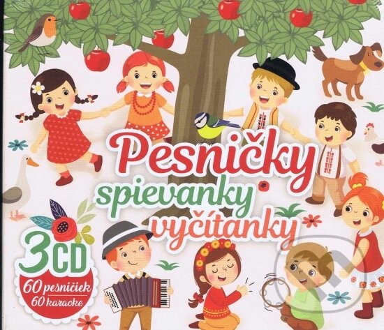 Hudobné CD: 3CD BOX Pesničky, Spievanky, Vyčítanky (Zune Trade). Zune Trade, 2019 Hudobné CD: 3CD BOX Pesničky, Spievanky, Vyčítanky (Zune Trade). Zune Trade, 2019