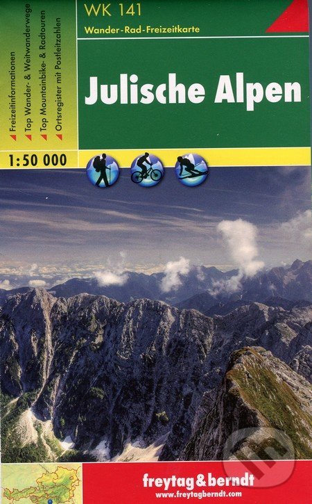 Julische Alpen 1:50 000, freytag&berndt, 2012
