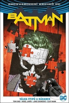 Kniha: Batman: Válka vtipů a hádanek (Tom King). Crew, 2019 Kniha: Batman: Válka vtipů a hádanek (Tom King). Crew, 2019