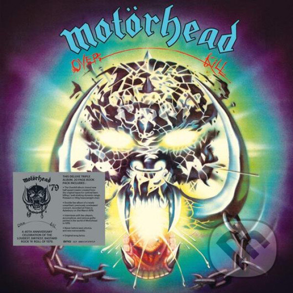 Hudební CD: Motorhead: Overkill (Hudobné albumy). Hudobné albumy, 2019 Hudební CD: Motorhead: Overkill (Hudobné albumy). Hudobné albumy, 2019