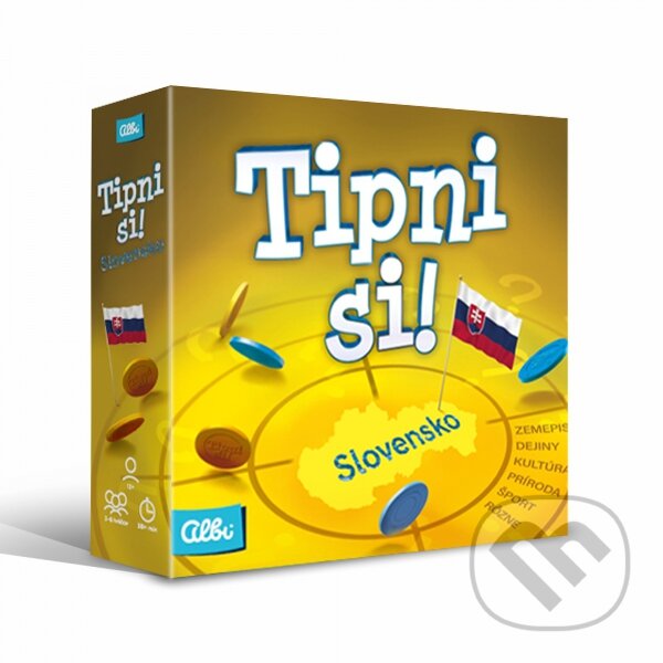 Společenská hra: Tipni si! Slovensko (Albi). Albi, 2019 Společenská hra: Tipni si! Slovensko (Albi). Albi, 2019