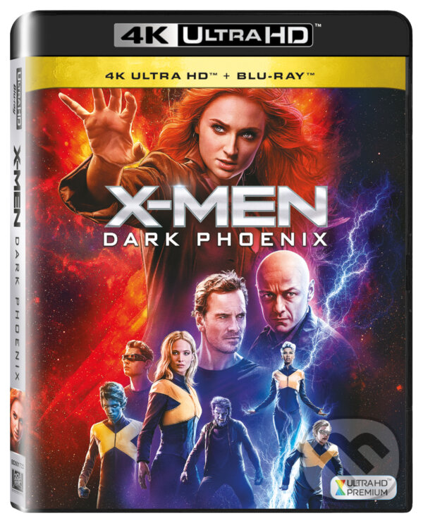 Film: X-men: Dark Phoenix Ultra HD Blu-ray (Simon Kinberg) (UltraHDBlu-ray). Bonton Film, 2019 Film: X-men: Dark Phoenix Ultra HD Blu-ray (Simon Kinberg) (UltraHDBlu-ray). Bonton Film, 2019