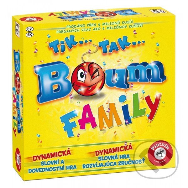Společenská hra: Tik Tak Bum Family (Piatnik). Piatnik, 2019 Společenská hra: Tik Tak Bum Family (Piatnik). Piatnik, 2019