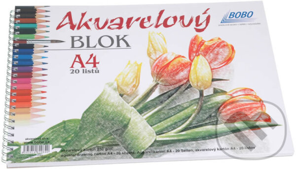 Akvarelový blok A4 (BOBO BLOK). BOBO BLOK, 2019 Akvarelový blok A4 (BOBO BLOK). BOBO BLOK, 2019