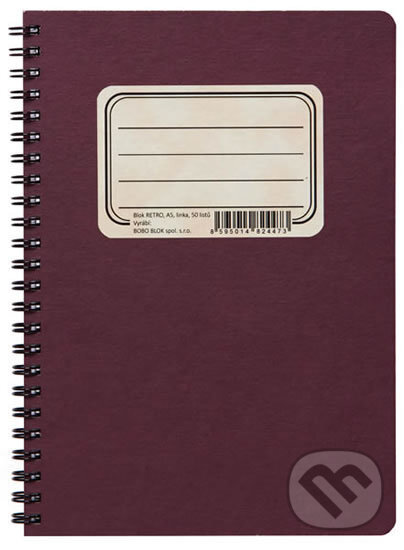 Kroužkový blok RETRO A5 (BOBO BLOK). BOBO BLOK, 2019 Kroužkový blok RETRO A5 (BOBO BLOK). BOBO BLOK, 2019