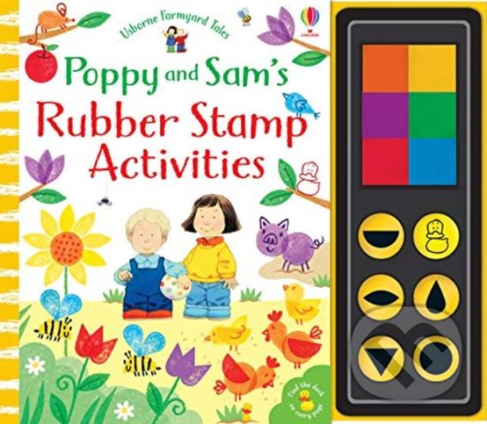 Kniha: Poppy and Sam's Rubber Stamp Activities (Sam Taplin). Usborne, 2019 Kniha: Poppy and Sam's Rubber Stamp Activities (Sam Taplin). Usborne, 2019