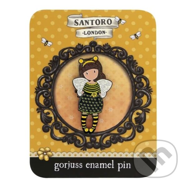 Gorjuss brošňa: Bee Loved (Just Bee-Cause) (Santoro). Santoro, 2019 Gorjuss brošňa: Bee Loved (Just Bee-Cause) (Santoro). Santoro, 2019
