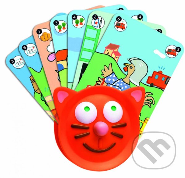 Společenská hra: Držiak na karty Mačička (Djeco). Djeco, 2019 Společenská hra: Držiak na karty Mačička (Djeco). Djeco, 2019