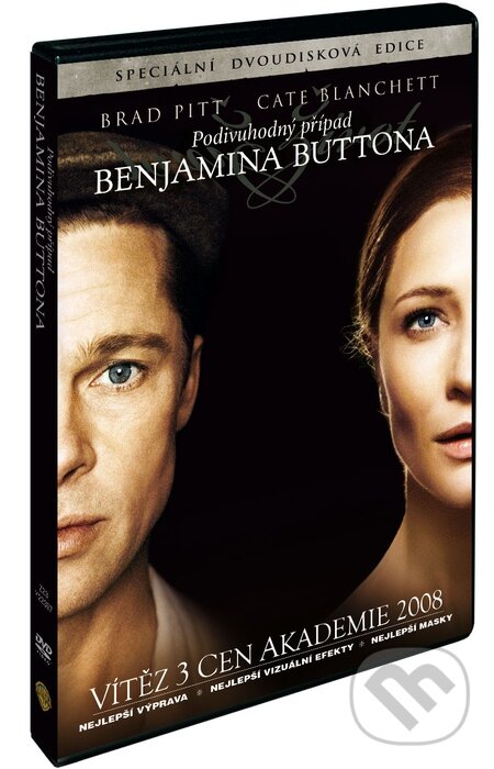 Film: Podivný prípad Benjamina Buttona (2 DVD) (David Fincher) (DVD). Magicbox, 2008 Film: Podivný prípad Benjamina Buttona (2 DVD) (David Fincher) (DVD). Magicbox, 2008