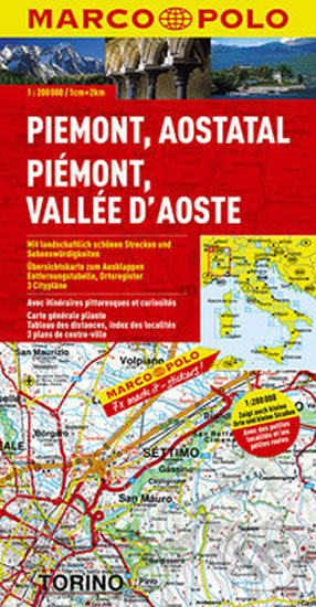 Itálie - Piemont, Aostata (Marco Polo). Marco Polo Itálie - Piemont, Aostata (Marco Polo). Marco Polo