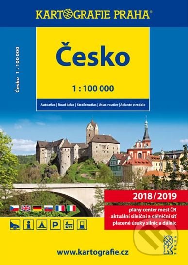 Česko: Autoatlas/1:100 000 (Kartografie Praha). Kartografie Praha, 2017 Česko: Autoatlas/1:100 000 (Kartografie Praha). Kartografie Praha, 2017