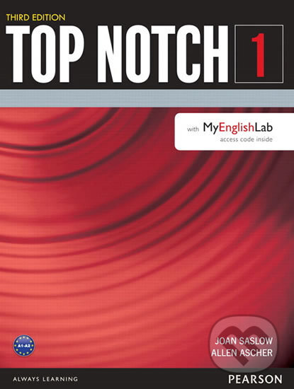 Kniha: Top Notch 1 - Students' Book (Joan M. Saslow). Pearson, 2015 Kniha: Top Notch 1 - Students' Book (Joan M. Saslow). Pearson, 2015