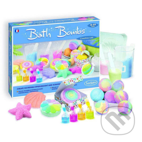 Spoločenská hra: Vyrob si šumivú bombu do kúpeľa (SentoSphére). SentoSphére, 2019 Spoločenská hra: Vyrob si šumivú bombu do kúpeľa (SentoSphére). SentoSphére, 2019