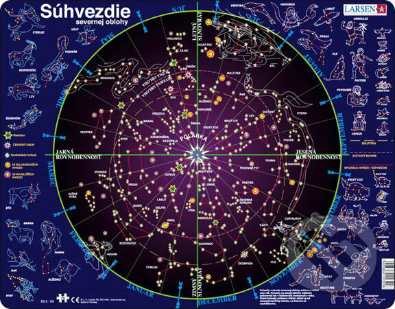 Puzzle: Súhvezdie severnej oblohy SS2 (Larsen). Larsen Puzzle: Súhvezdie severnej oblohy SS2 (Larsen). Larsen