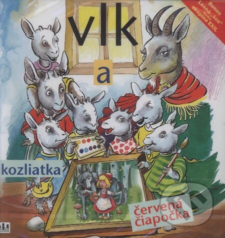 Audiokniha: Vlk a kozliatka (Dušan Brindza a Lenka Tomešová). A.L.I., 1996 Audiokniha: Vlk a kozliatka (Dušan Brindza a Lenka Tomešová). A.L.I., 1996
