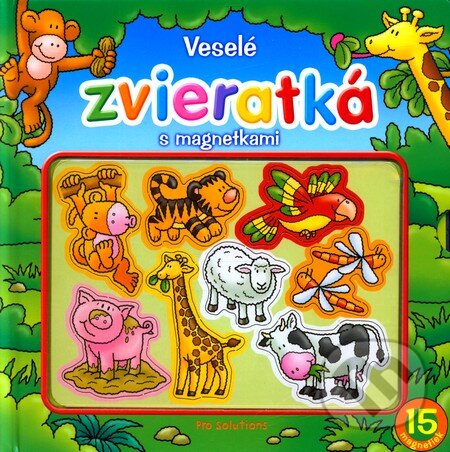 Kniha: Veselé zvieratká s magnetkami (Vnímavé deti). Vnímavé deti, 2009 Kniha: Veselé zvieratká s magnetkami (Vnímavé deti). Vnímavé deti, 2009
