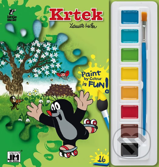 Kniha: Krtek - Omalovánky s barvami A5 (Zdeněk Miler). Jiří Models, 2014 Kniha: Krtek - Omalovánky s barvami A5 (Zdeněk Miler). Jiří Models, 2014