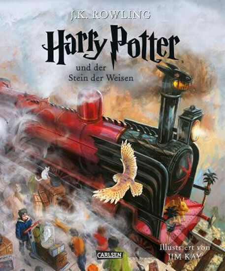 Kniha: Harry Potter und der Stein der Weisen (J.K. Rowling). Carlsen Verlag, 2015 Kniha: Harry Potter und der Stein der Weisen (J.K. Rowling). Carlsen Verlag, 2015