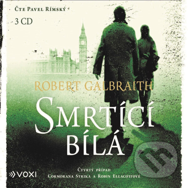 Audiokniha: Smrtící bílá (Robert Galbraith). Voxi, 2019 Audiokniha: Smrtící bílá (Robert Galbraith). Voxi, 2019